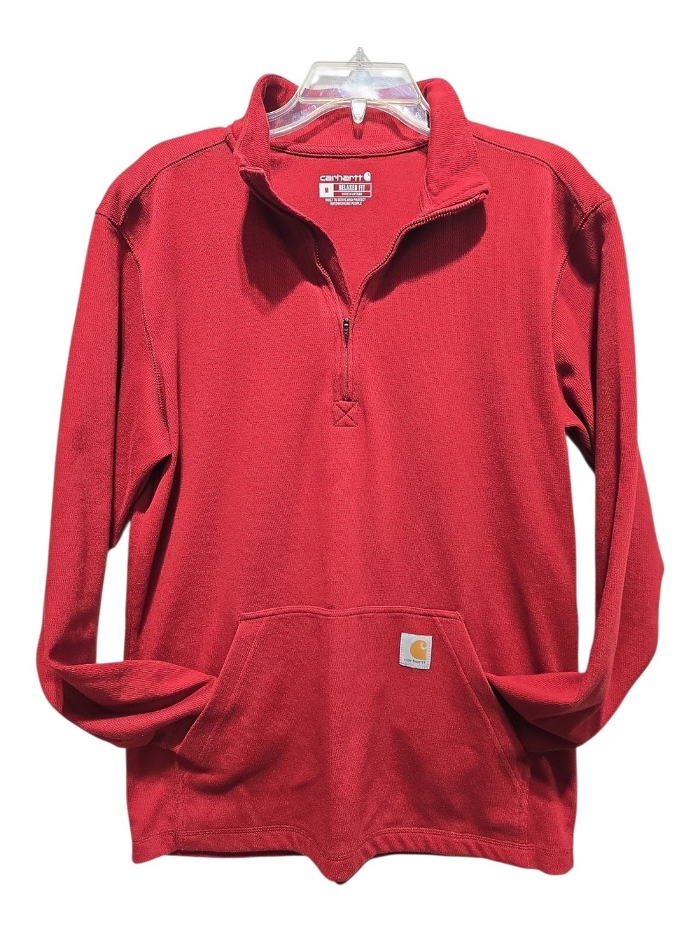 Carhartt Relaxed Fit Heavyweight Long-Sleeve 1/2-Zip Thermal Shirt Men's Size M